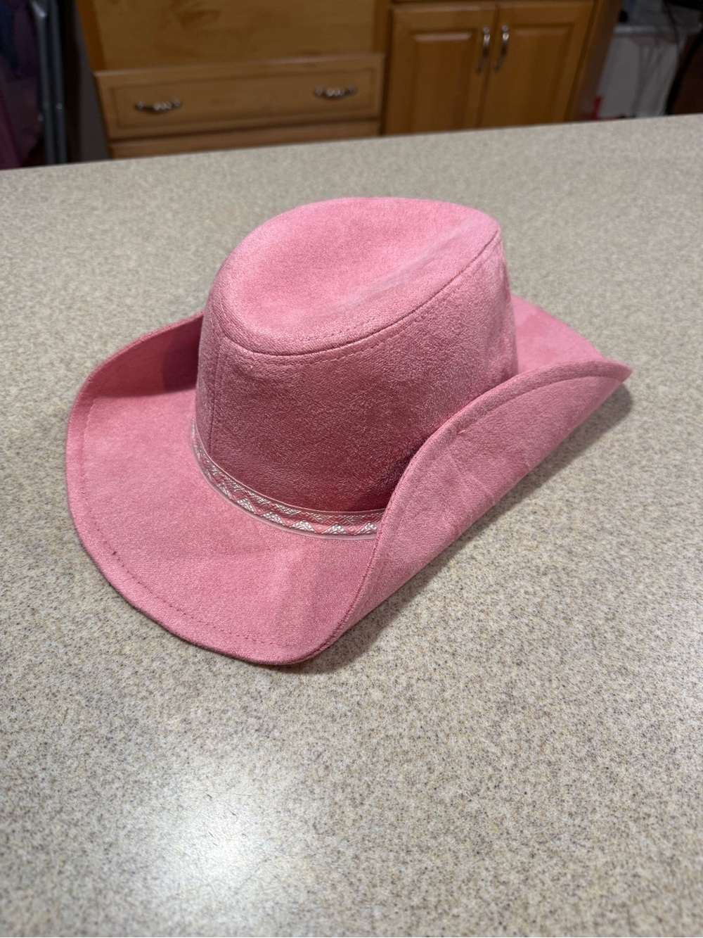 Pink Suede Cowboy Hat - Girl’s Western Accessory